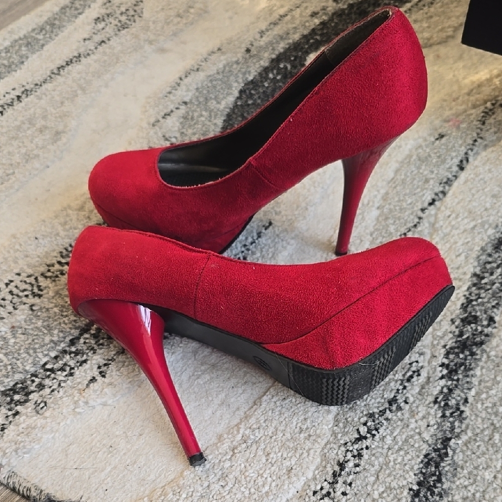 Elegant Red High Heels